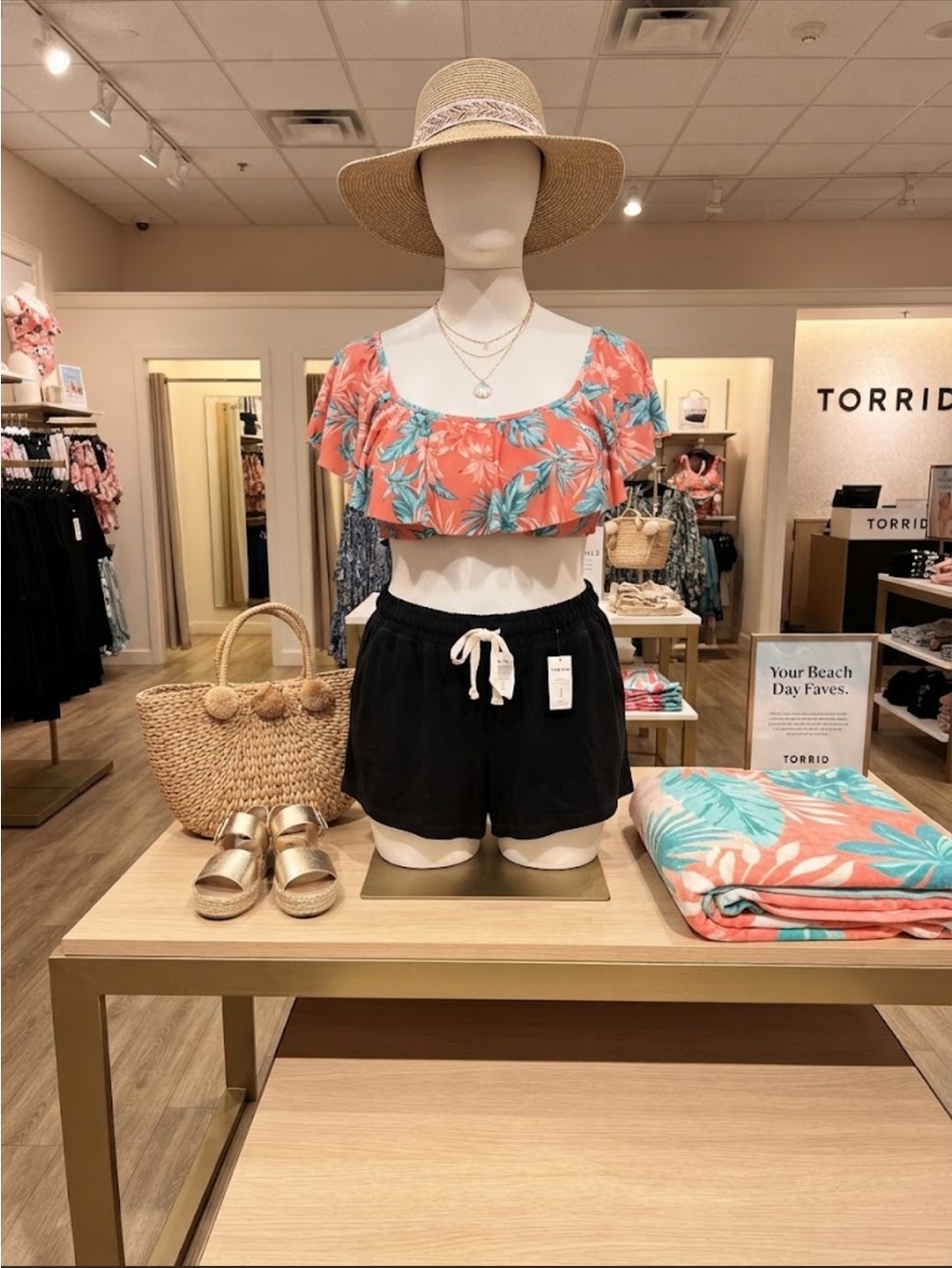 Torrid NWT black terry swim cover up shorts